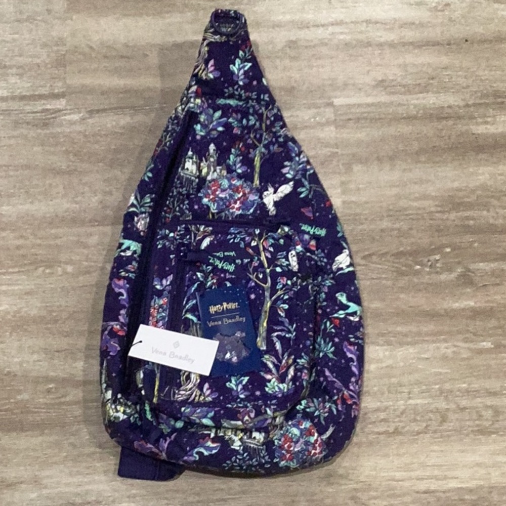 Vera Bradley Harry Potter Forbidden Forest sling backpack NWT